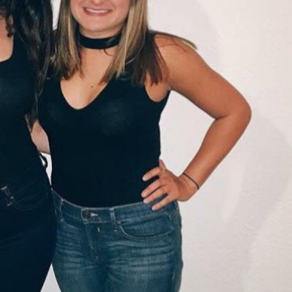 Black choker bodysuit (new one, never worn)